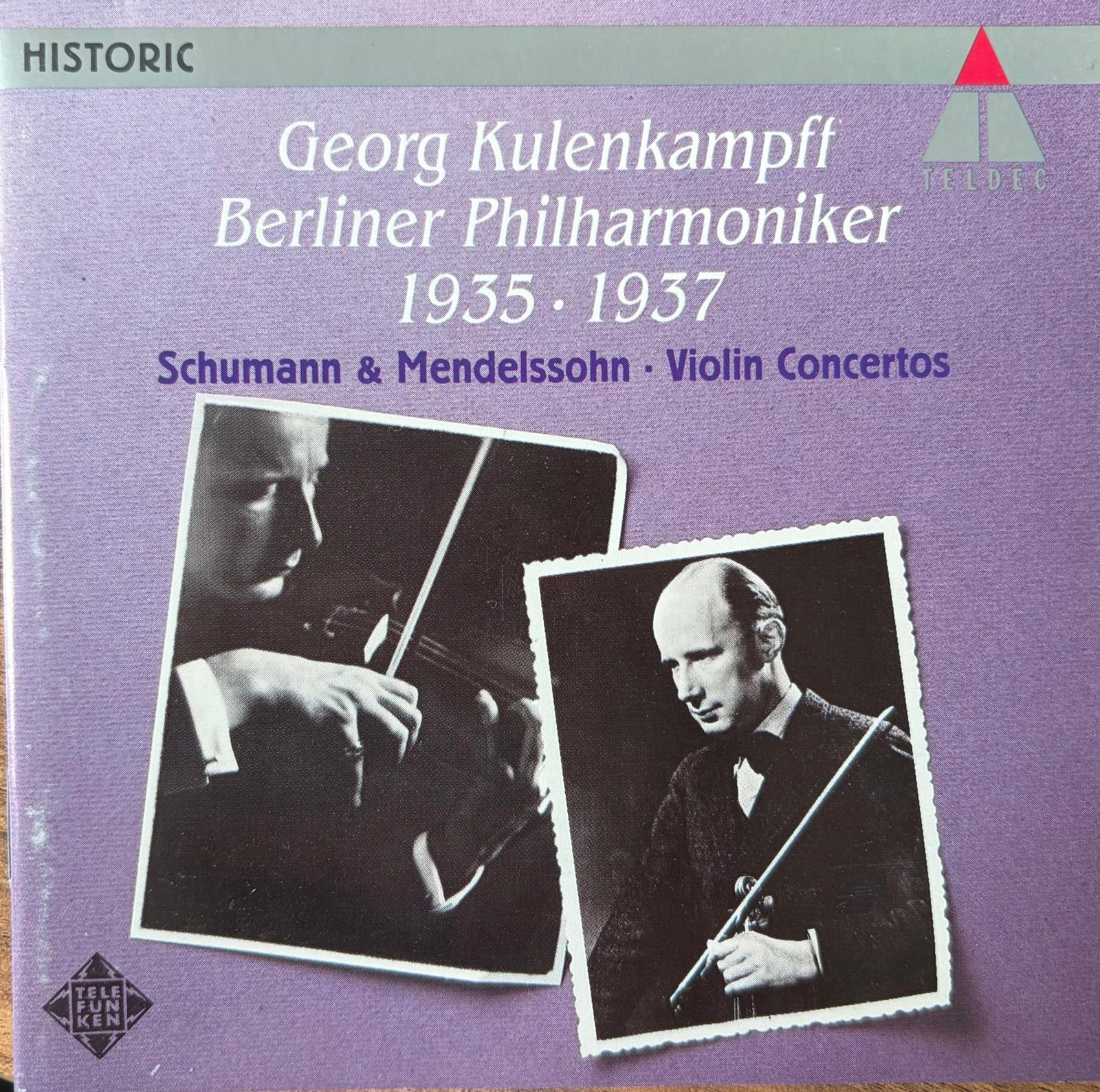 Schumann & Mendelssohn · Violin Concertos